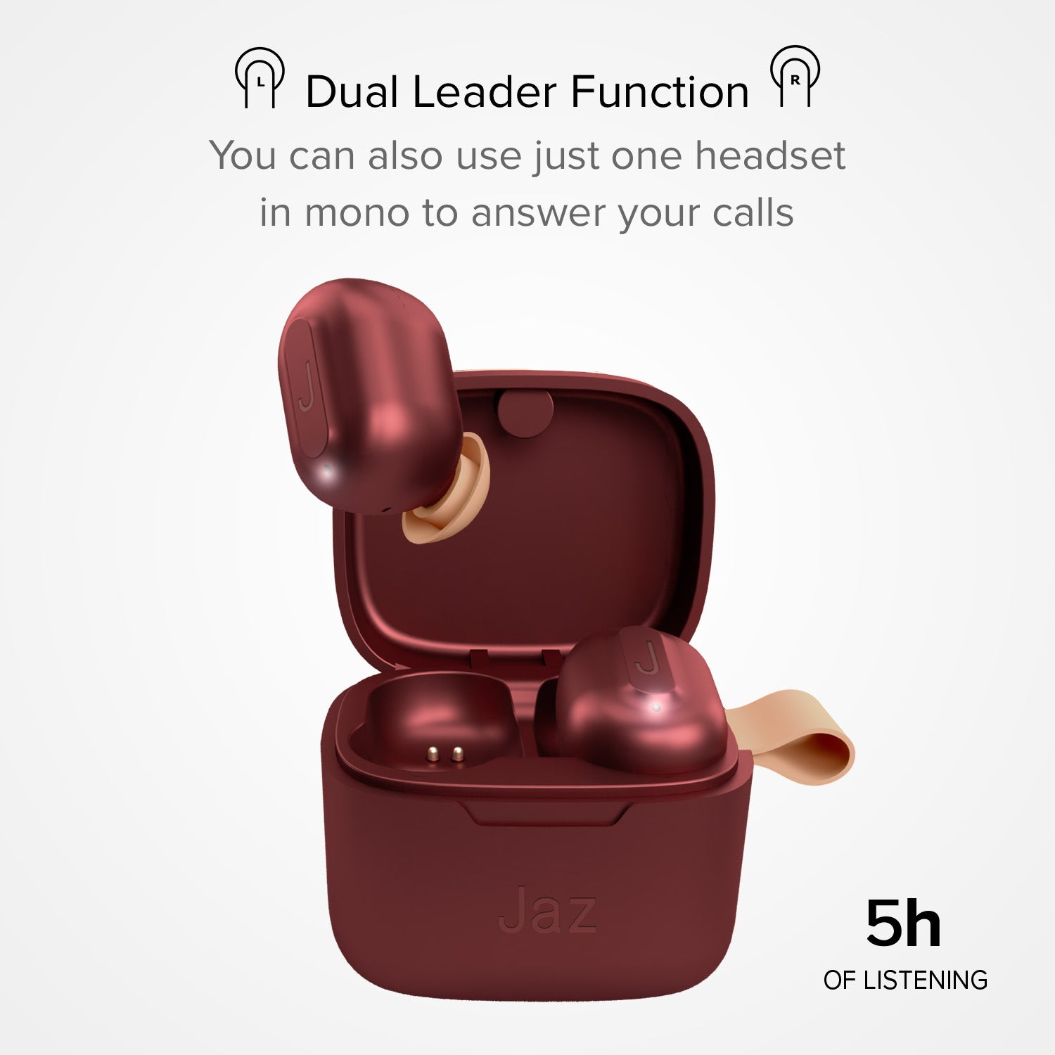 Airon – True Wireless Stereo-Ohrhörer JAZ mit Dual Leader Technologie