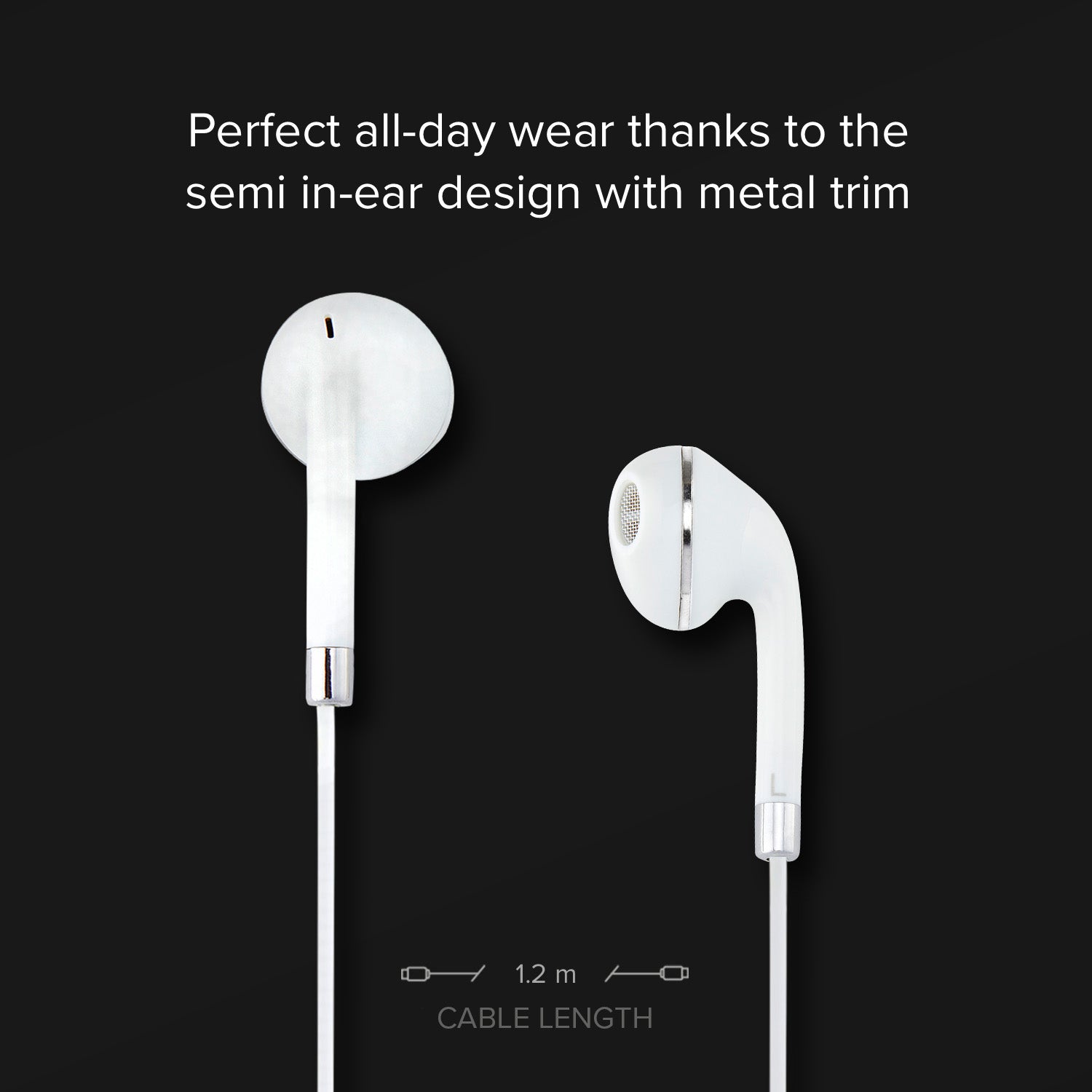 Auriculares Soul con cable, micrófono integrado y conector jack 3,5 mm