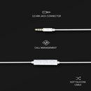 Auriculares Soul con cable, micrófono integrado y conector jack 3,5 mm